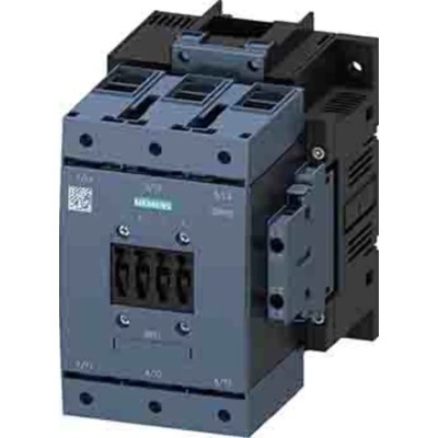 Siemens Size S6, 3RT1 Reversing Contactor 23V AC/DC Coil 3-Pole 115A 55kW 3RT1054-1AB36