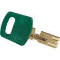 Brady Safety Padlock Green Plastic Nylon Shackle Diameter 6.35 mm Model 150273