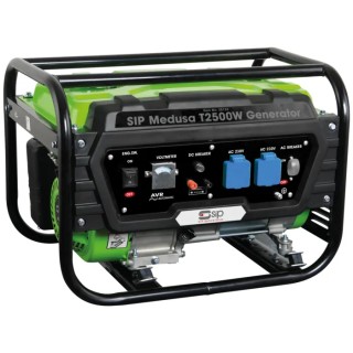 SIP Petrol Powered Generator 2.2kW Maximum Output, 230V, 15L Fuel Tank, 1 Phase, 44 kg 25124
