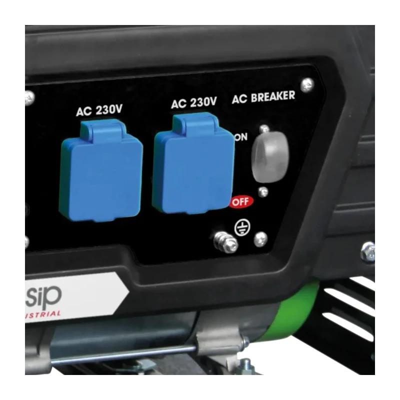 SIP Petrol Powered Generator 2.2kW Maximum Output, 230V, 15L Fuel Tank, 1 Phase, 44 kg 25124