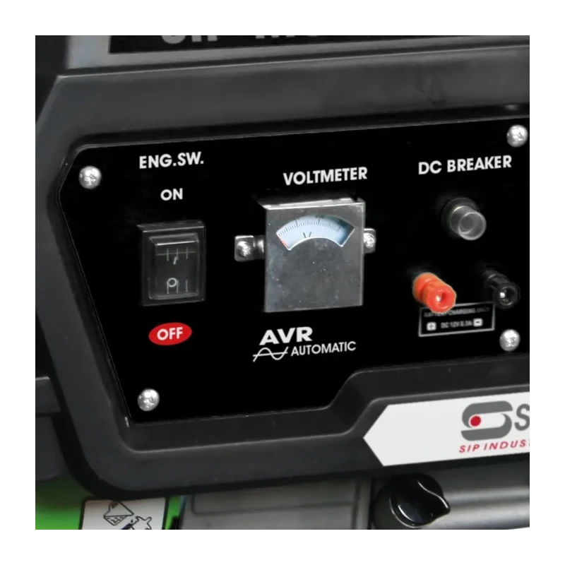 SIP Petrol Powered Generator 2.2kW Maximum Output, 230V, 15L Fuel Tank, 1 Phase, 44 kg 25124