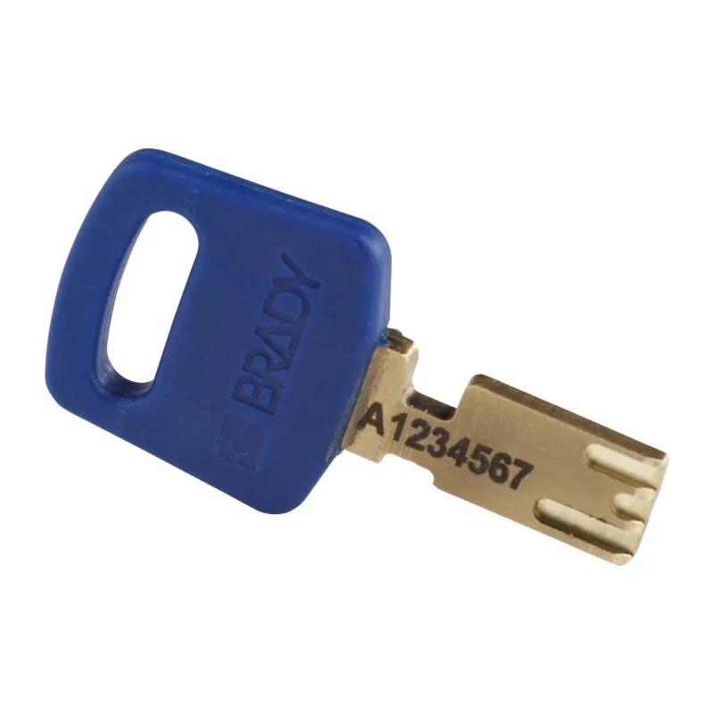 Brady Blue Nylon Plastic Padlock with 6.35 mm Shackle Diameter and 38.1 mm Shackle Length 150366