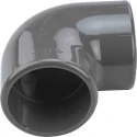 Georg Fischer Plastic Pipe Fitting 90° Push-in Elbow Grey PVC-U 1 1/4 in 721101109