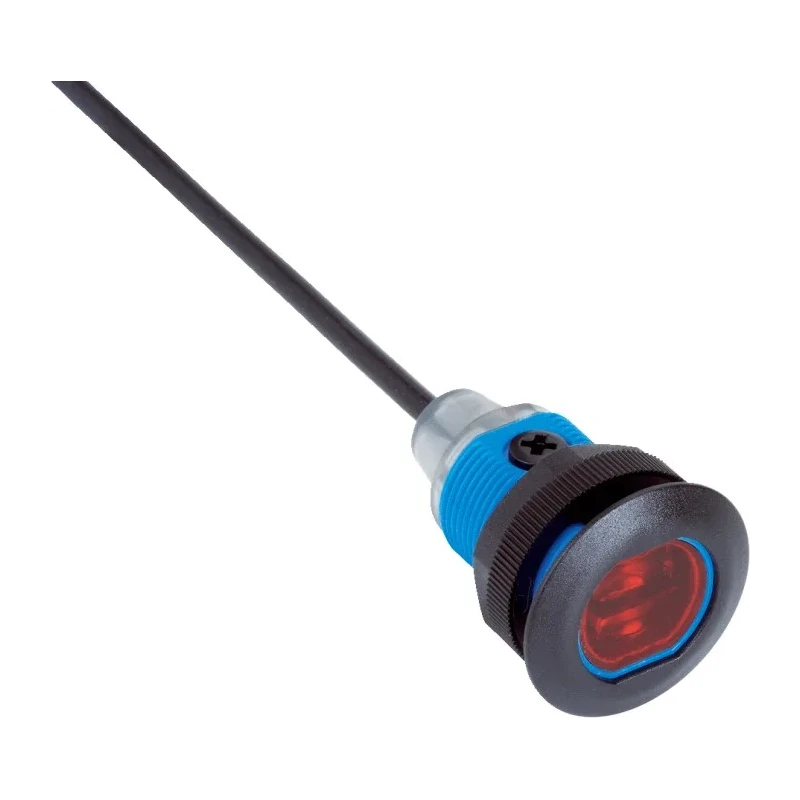 SICK Through Beam Photoelectric Sensor Barrel Style 0 to 15 m Detection, Dark Switching Output, IP67 Rated GRSE18S-F1336