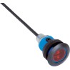 SICK Through Beam Photoelectric Sensor, Barrel Sensor, 0 to 15 m Detection Range, Light Switching Output, IP67 GRSE18S-P1336