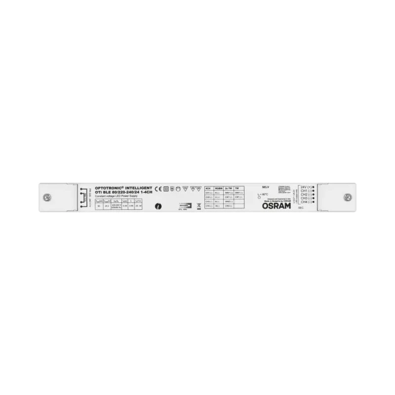 Osram 80W 240V 4-Channel LED Driver Wireless Bluetooth Mesh Control OTI-BLE-80/220-240/24-1-4CH