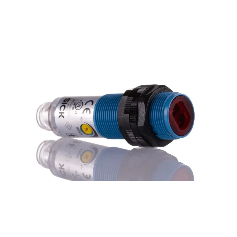 SICK Energetic Photoelectric Barrel Sensor 1 mm to 500 mm Detection Range PNP Output IP67 VTE180-2F32447