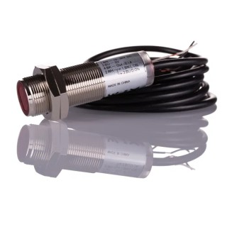 SICK Energetic Barrel Photoelectric Sensor PNP Output IP67 Nickel Plated 1 mm to 500 mm Detection Range VTE180-2P41142
