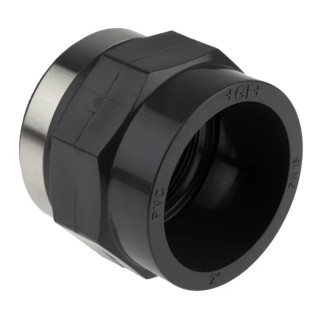 Georg Fischer Plastic Pipe Fitting Straight Push-in Socket 2 in 721911011