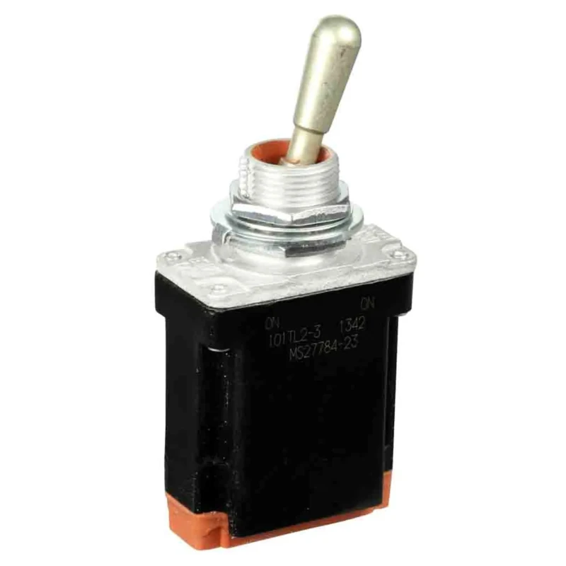 Honeywell Technologies Toggle Switch, Bushing Mount, On-On, SPDT, Wire Terminal, 28 V dc, 125 V ac 101TL2-3