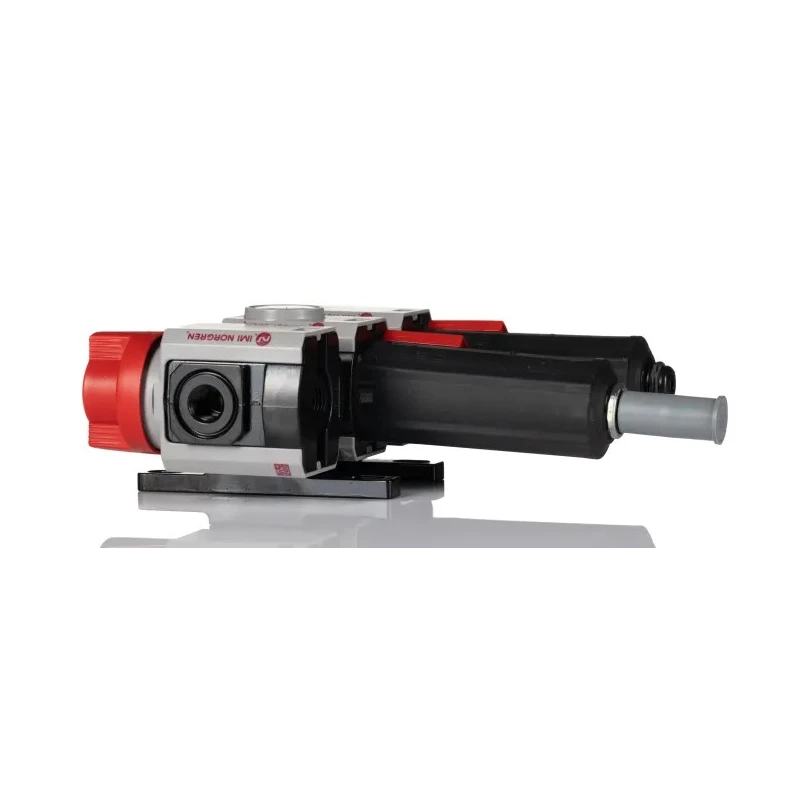 Norgren 1/4 in G Filter Regulator Lubricator, Automatic Drain, 40 μm Filtration Size, Integrated Pressure Gauge BL82-201G