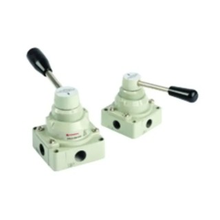 Norgren Rotary Lever Pneumatic Manual Control Valve VHLA Series G 1/2 Thread, 8 bar Max Pressure, Aluminium VHLA402-04G