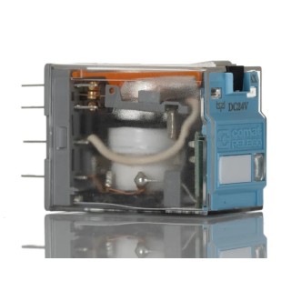 Releco Power Relay 24V DC Coil 5A Switching Current DPDT C9-R21N
