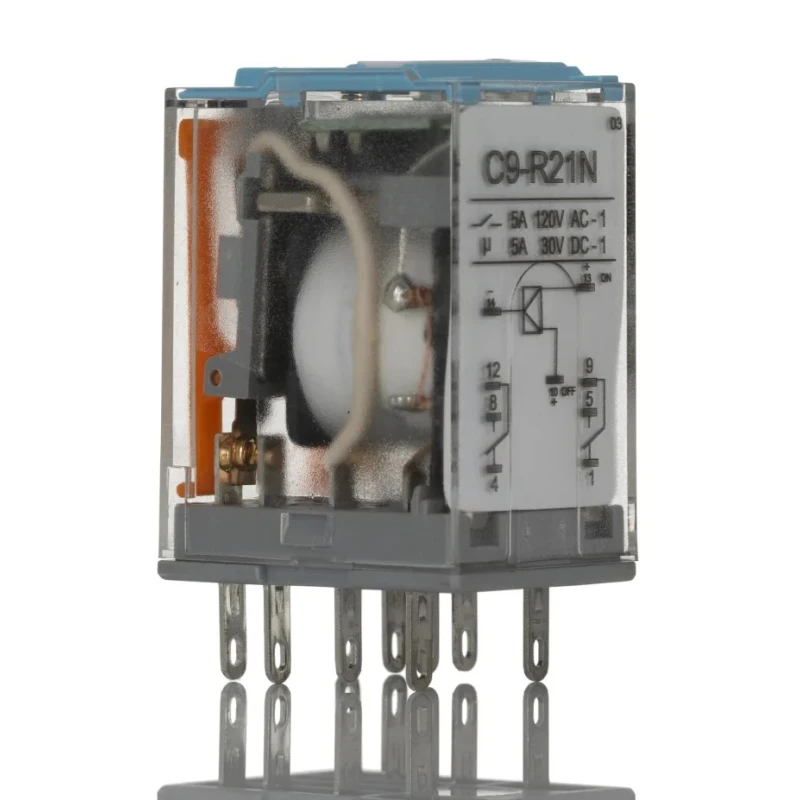 Releco Power Relay 24V DC Coil 5A Switching Current DPDT C9-R21N