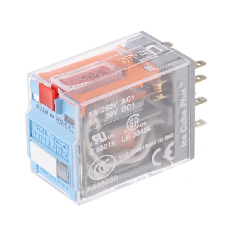 Releco Power Relay 230V AC Coil 5A Switching Current DPDT Model C9R21N230A