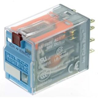 Releco Power Relay, 24V AC Coil, 5A Switching Current, DPDT Contact Configuration C9-R21 / AC 24 V