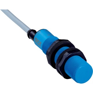 SICK Threaded Barrel Capacitive Proximity Sensor M18 x 1, 8 mm Detection, NPN 200mA 30 V DC CM18-08BNP-EW1