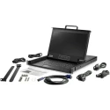 StarTech.com 1 Port 1 Display USB VGA Console with Full Keyboard and Trackpad 1920 x 1080 Pixel RKCONS17HD