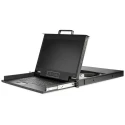 StarTech.com 1 Port 1 Display USB VGA Console with Full Keyboard and Trackpad 1920 x 1080 Pixel RKCONS17HD