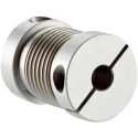 SICK Flexible Bellows Coupling, Aluminium Hub, Stainless Steel Bellows, 21 mm OD, 6 mm Bore, 29 mm KUP-0606-B / 5312981