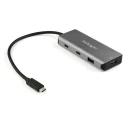 StarTech.com 4 Port USB 3.1 USB Hub USB Bus Powered 105 mm x 45 mm x 15 mm HB31C2A2CB