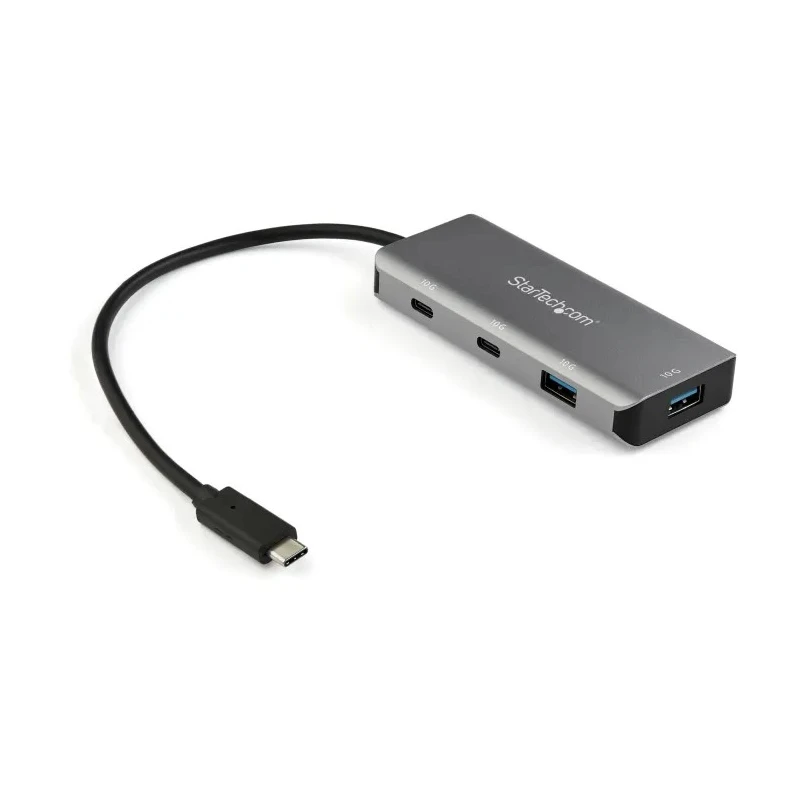 StarTech.com 4 Port USB 3.1 USB Hub USB Bus Powered 105 mm x 45 mm x 15 mm HB31C2A2CB