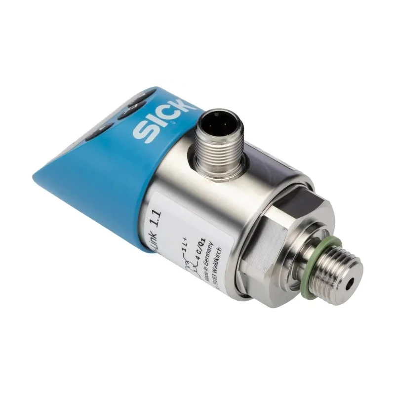 SICK PBS Plus Series Pressure Sensor Gauge 0 to 10 bar, IO-Link Output, Threaded Mount PBS2-RB010SG1SSDNMA0Z