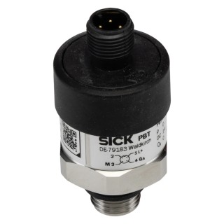SICK PBT Series Pressure Sensor 3-Wire Output 0 bar to 250 bar Gauge Pressure Stainless Steel Housing PBT-RB250SG1SSNVMC0Z