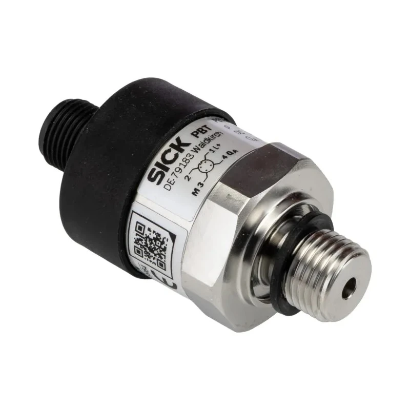 SICK PBT Series Pressure Sensor 3-Wire Output 0 bar to 250 bar Gauge Pressure Stainless Steel Housing PBT-RB250SG1SSNVMC0Z