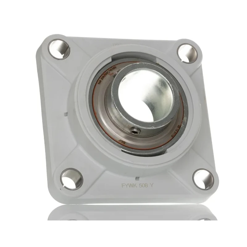 SKF 4 Hole Cylindrical Flange Bearing Unit Steel Housing 40 mm ID 130 mm Length FYWK 40 YTA