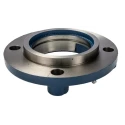 SKF Flanged Bearing Unit, 4 Hole Round, 80 mm Inside Diameter, Cast Iron, Model FYC 508