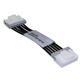 Molex 6 Way Female Mini-Lock to 6 Way Female Mini-Lock Wire to Board Cable, 300 mm 151370603
