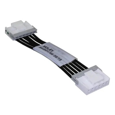 Molex 6 Way Female Mini-Lock to 6 Way Female Mini-Lock Wire to Board Cable, 300 mm 151370603