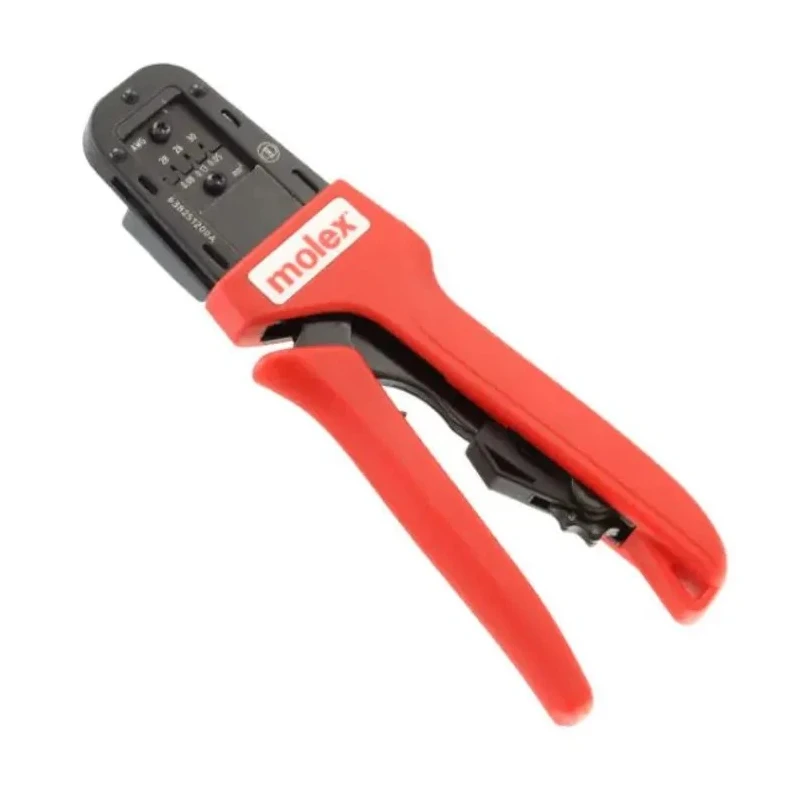 Molex Hand Crimp Tool for 30 to 26 AWG Wires, Hand-Operated Ratcheting, Clik-Mate Connectors 207129 638251200