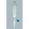 Dropping Funnels Cylindrical, Open Top With Screw Type PTFE Needle Valve Stopcock, Stem With Cone