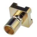 Molex 73366 Series MCX Coaxial Connector Through Hole Female Straight, 50 Ω, Gold Plated 733660069
