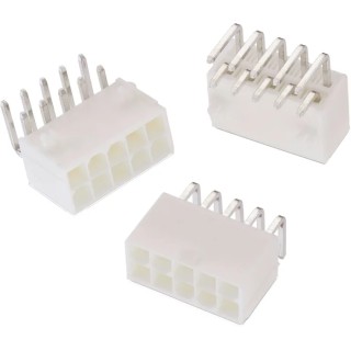 Wurth Elektronik Right Angle Through Hole PCB Header 14 Contacts 4.2 mm Pitch 2 Row Shrouded MPC4