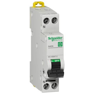 Schneider Electric Miniature Circuit Breaker 1-Pole 6A Type C 240V AC 10kA Breaking Capacity Multi9 