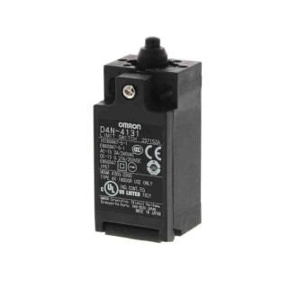 Omron Plunger Limit Switch, 1 NO/1 NC Contact Configuration, IP67 Metal Housing, Multi Directional Mounting 