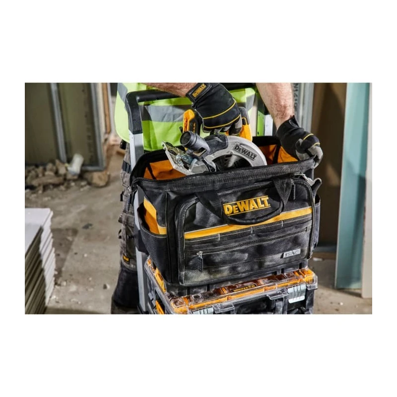 DeWALT Fabric Tool Bag with Shoulder Strap 250 mm x 450 mm x 300 mm DWST82991-1