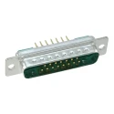 FCT from Molex 15 Way Straight Cable D-Sub Connector Female with Screw FM17W2P1-K120 / 1731070077