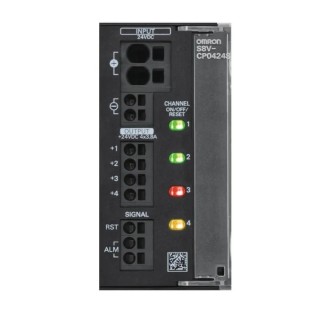Omron S8V-C Electronic Circuit Breaker 10A 24V DC DIN Rail Mount S8V-CP0424S