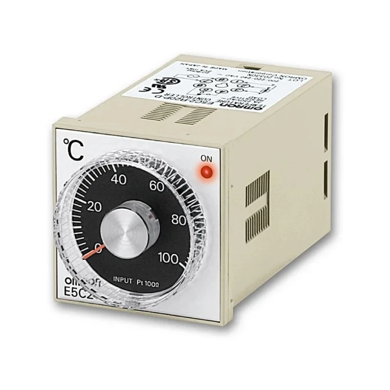Omron DIN Rail Panel PID Temperature Controller 4 Input 4 Output Relay 240V AC On-Off E5C2-R20J 100-240VAC 0-400