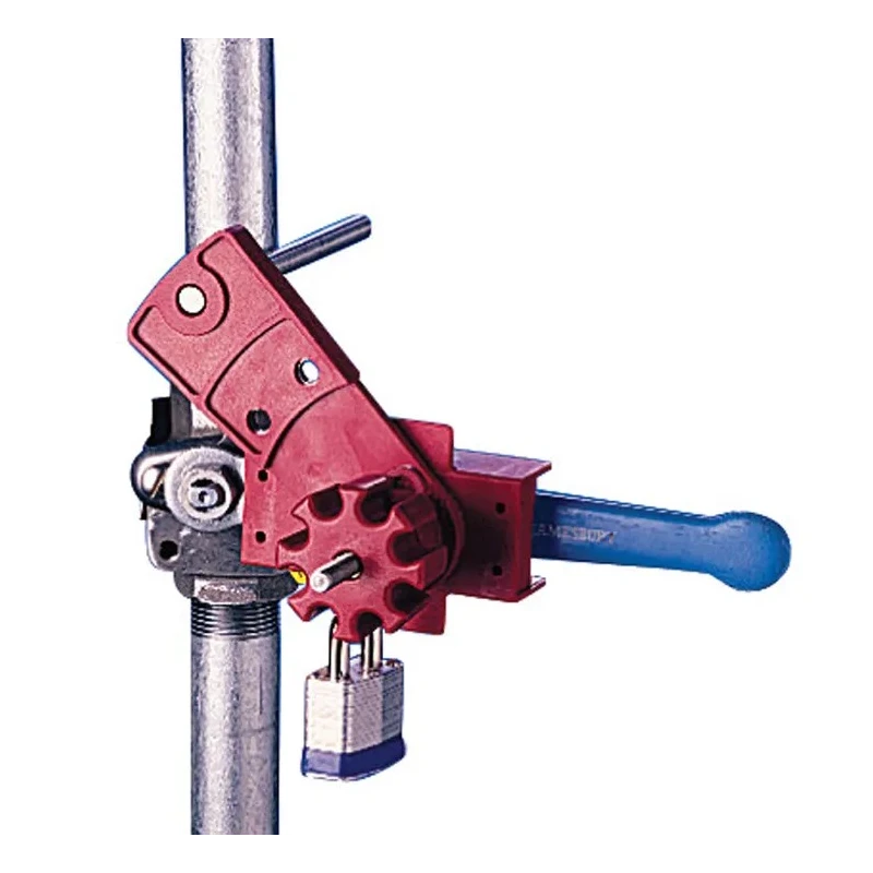 Brady Universal Ball Valve Lockout Device Red Glass Reinforced Nylon 9 mm UNIVERSAL BALL VALVE LOCKOUT DEVICE SML