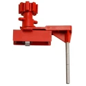 Brady Universal Ball Valve Lockout Device Red Glass Reinforced Nylon 9 mm UNIVERSAL BALL VALVE LOCKOUT DEVICE SML