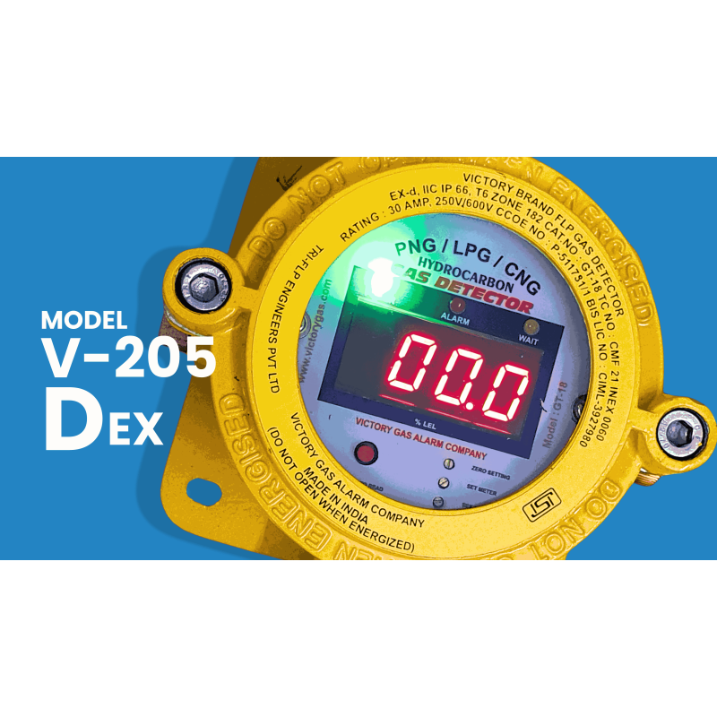 V-205 DEX Gas Detector for PNG/LPG/CNG, 30A, 250/600V