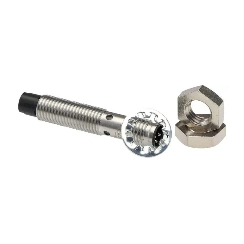 Omron Threaded Barrel Inductive Proximity Sensor, M8 Thread Size, 2 mm Detection, 30V DC, 200mA Switching E2B-S08KN02-MC-B1