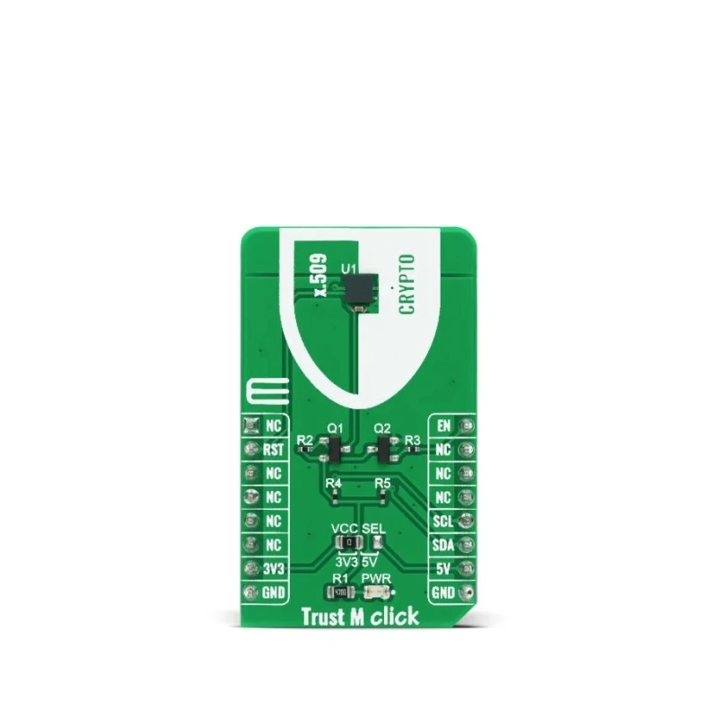 MikroElektronika Encryption & Authentication Development Tool Trust M Click Add On Board MIKROE-4236