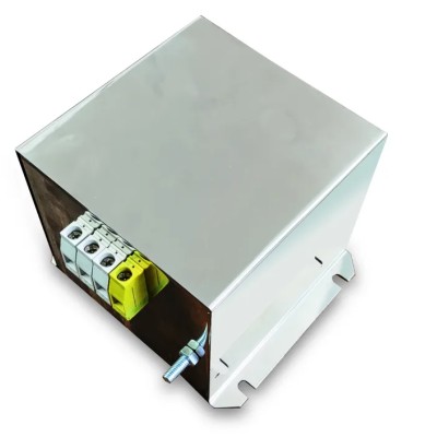 United Automation 3-Phase Chassis Mount EMC Filter 64A 520V 50Hz/60Hz Terminal Block A-EN328H-64-T-RS