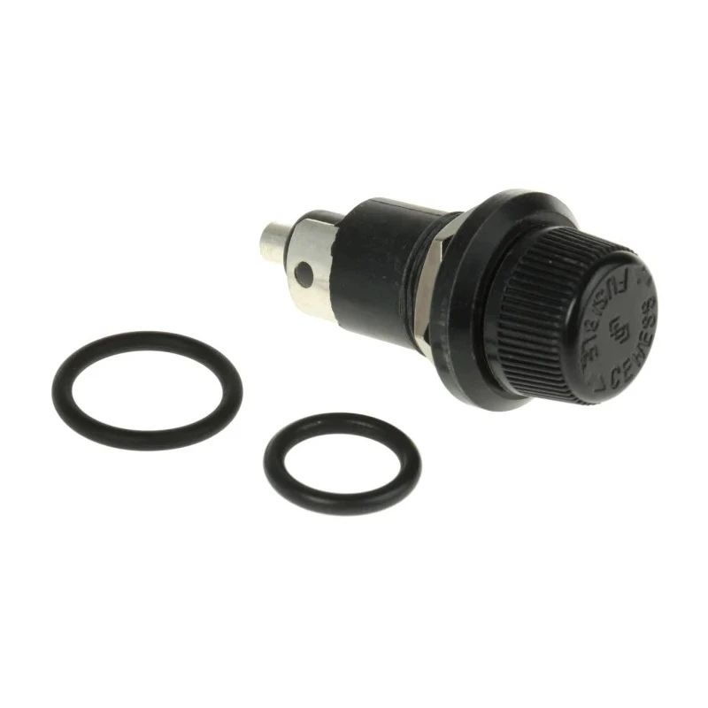 Schurter 16A Panel Mount Fuse Holder 1P-Pole for 6.3 x 32 mm Fuses 250V AC 231549P Series 7093.0110